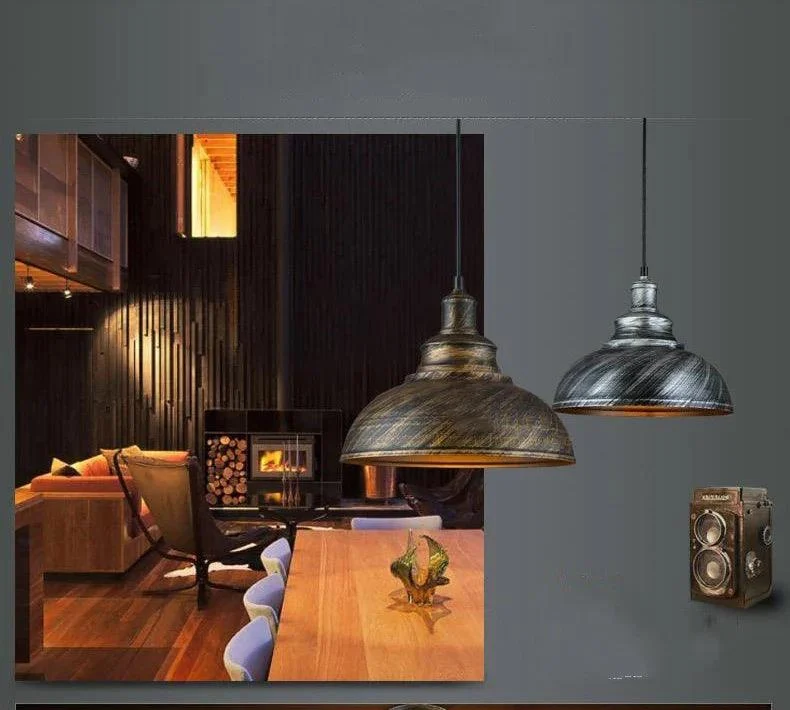 Industrial aluminum pendant lamp | The dome-shaped lamp that completes your interior! -  - #tag1#