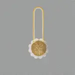 Industrial minimalist LED wall lamp with copper ring tag1