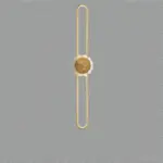 Industrial minimalist LED wall lamp with copper ring tag1