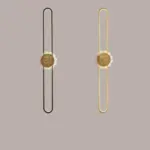 Industrial minimalist LED wall lamp with copper ring tag1