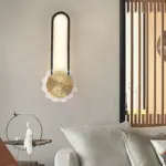 Industrial minimalist LED wall lamp with copper ring tag1