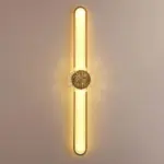 Industrial minimalist LED wall lamp with copper ring tag1