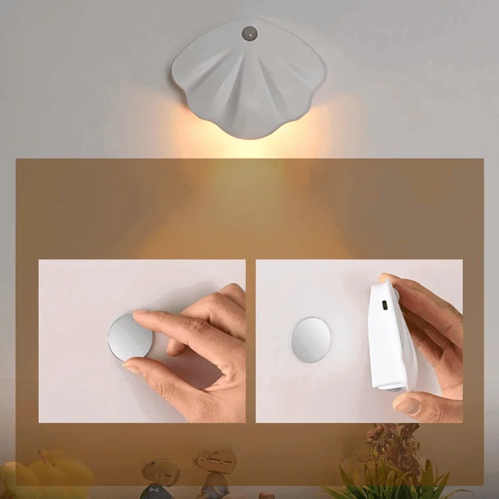 Innovative Rechargeable Shell Night Light -  - #tag1#