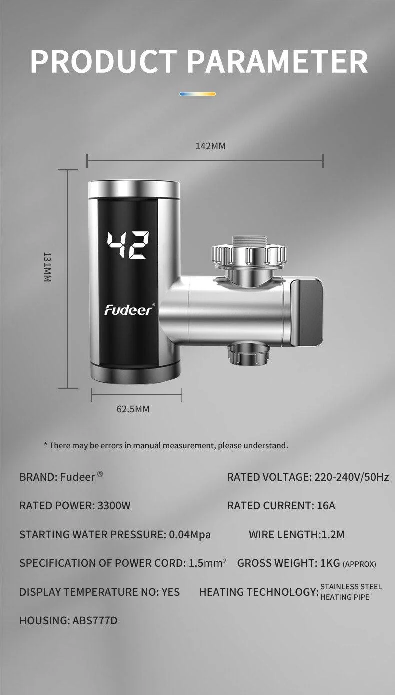 Instant Electric Hot Water Faucet Adapter -  - #tag1#