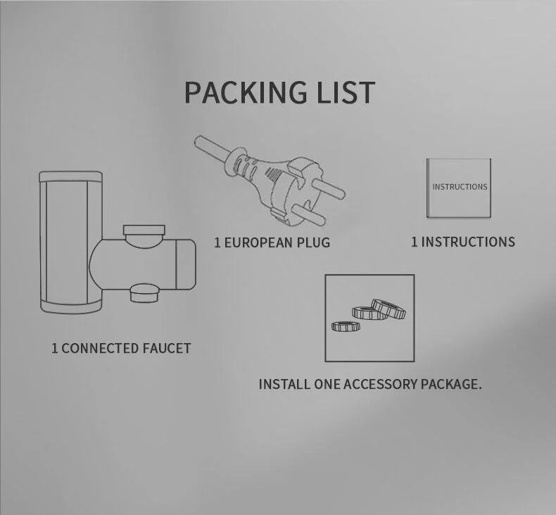 Instant Electric Hot Water Faucet Adapter -  - #tag1#