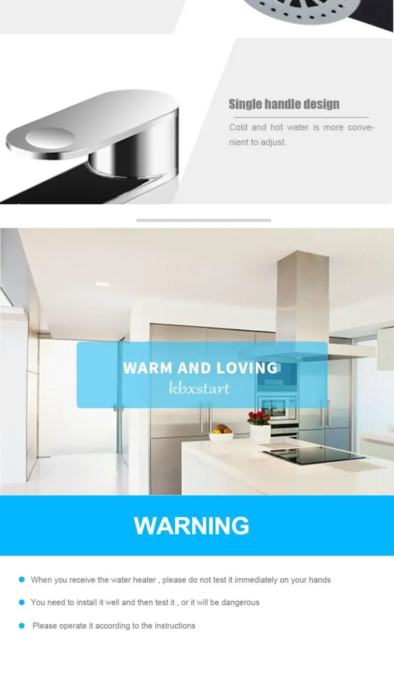 Instant Water Heater Faucet tag1