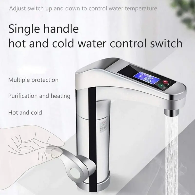 Instant Water Heater Faucet Display tag1