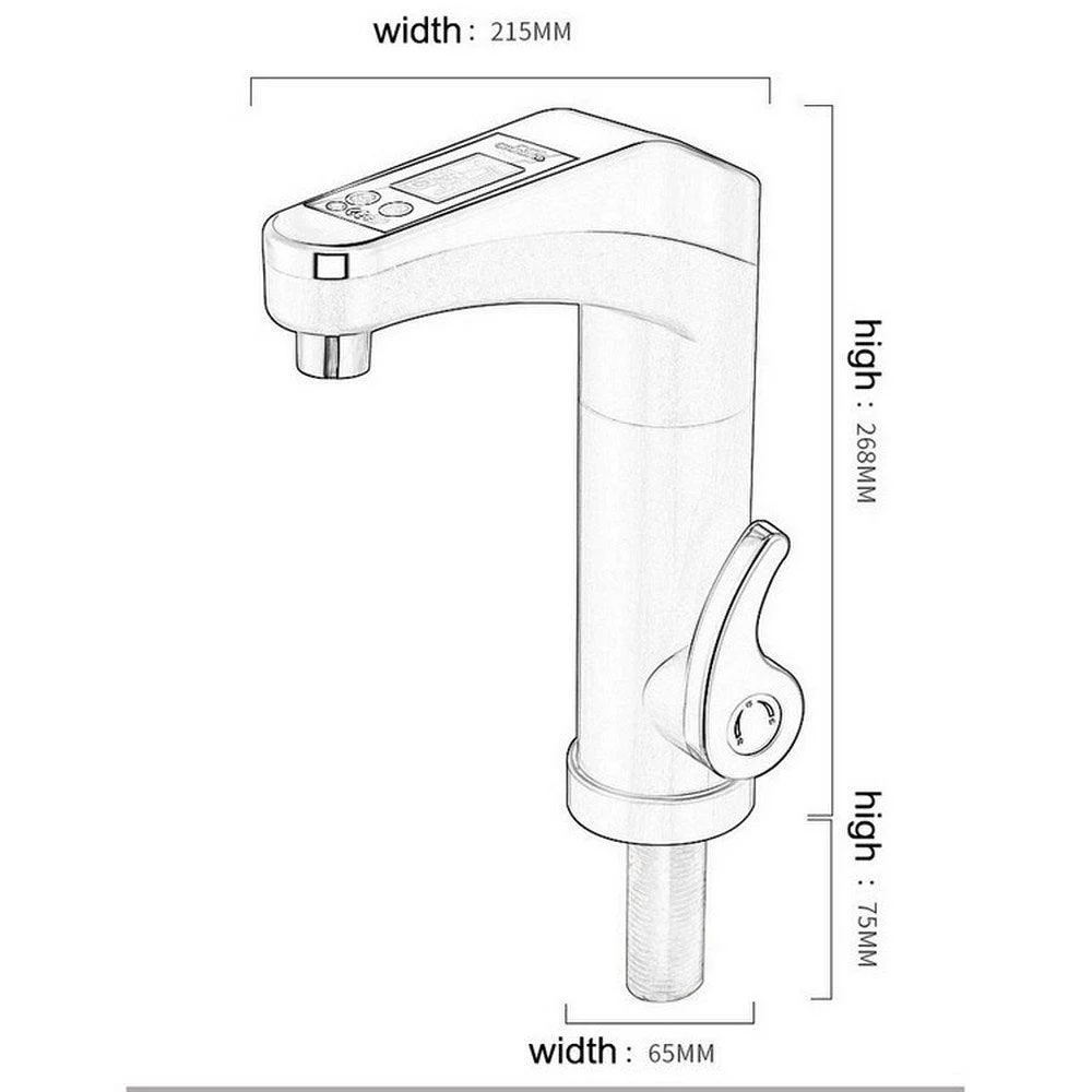 Instant Water Heater Faucet - Display -  - #tag1#