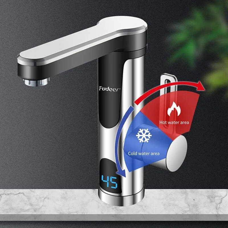 Instant Water Heater Faucet for Basin Tap 220V 3400W Tankless LCD Display -  - #tag1#