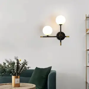 SparkSphere - Wandleuchte with Glass Ball