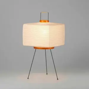 Rice Paper Lamp - Wabi-Sabi Style - White - 42x60cm