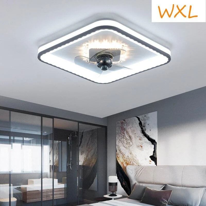 Invisible Ceiling Fan Led Light With Remote Control -  - #tag1#