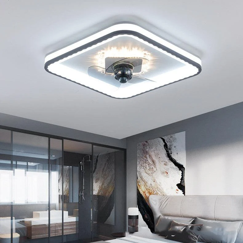 Invisible Ceiling Fan Led Light With Remote Control -  - #tag1#