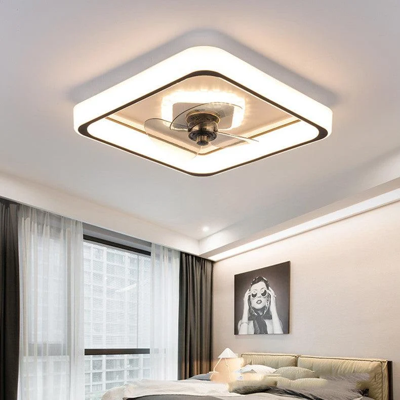 Invisible Ceiling Fan Led Light With Remote Control -  - #tag1#