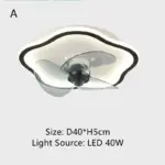 Invisible Ceiling Fan Led Light With Remote Control tag1