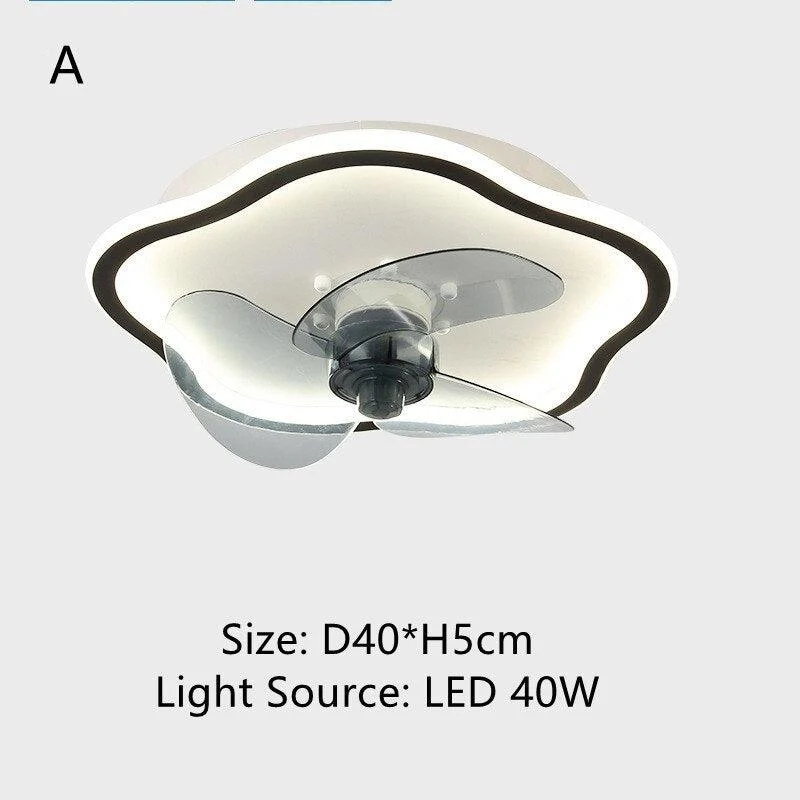 Invisible Ceiling Fan Led Light With Remote Control -  - #tag1#