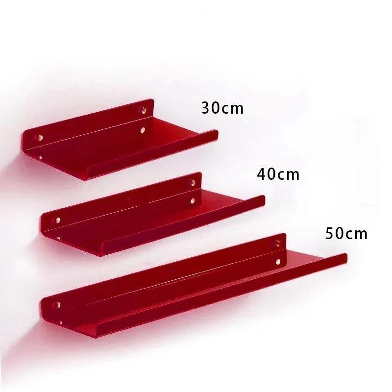 Invisible Coloured Wall Mounted Floating Shelves -  - #tag1#