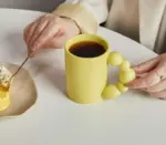 Iris the Beaded Handle Mug