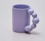 Iris the Beaded Handle Mug