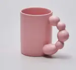Iris the Beaded Handle Mug