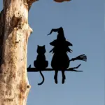 Iron Silhouette Cute Witch And Cat Garden Stake On The Branch Yard Art Decor Tree Stump.png df3df361 b3f7 4fed 994e 060607f288ff