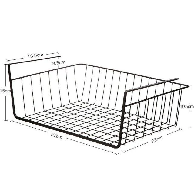 Iron Art Kitchen Storage Rack Cabinet Shelf Desk Under-line Storage Basket -  - #tag1#