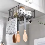 Iron_Art_Kitchen_Storage_Rack_Cabinet_Shelf_Desk_Under-line_Storage_Basket_-_-_tag1_-4279409 Iron Art Kitchen Storage Rack Cabinet Shelf Desk Under line Storage Basket tag1