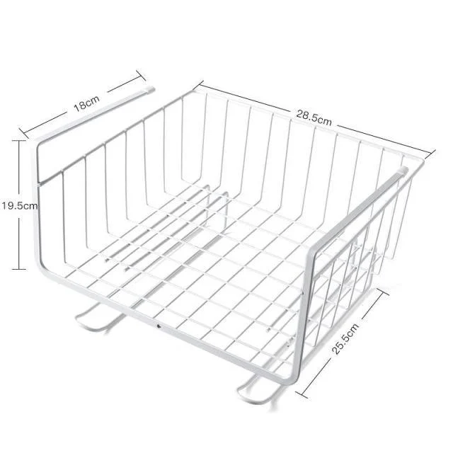 Iron Art Kitchen Storage Rack Cabinet Shelf Desk Under-line Storage Basket -  - #tag1#
