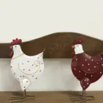 Iron_Chicken_with_white_polka_dots_-_-4302324 Iron Chicken with white polka dots