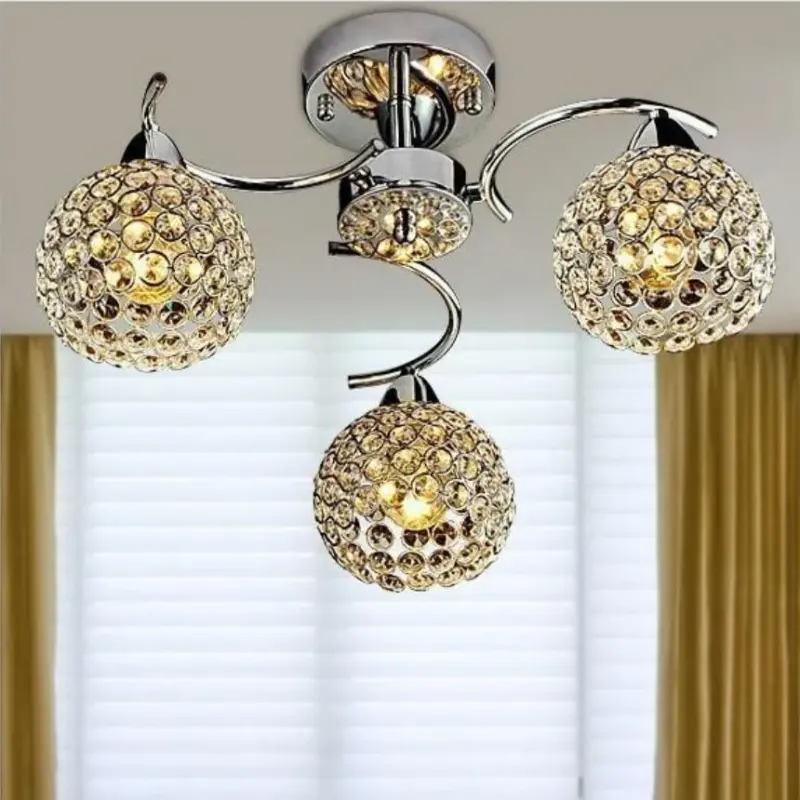 Iron Crystal Ceiling Lamps tag1