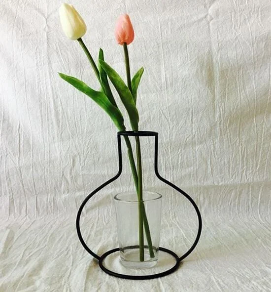 Iron Outline Vase -  - #tag1#