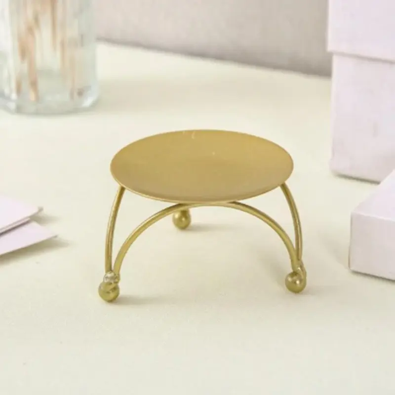 Iron Plate Candle Holder