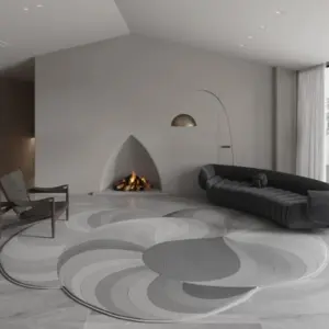 Irregular Area Abstract Carpet