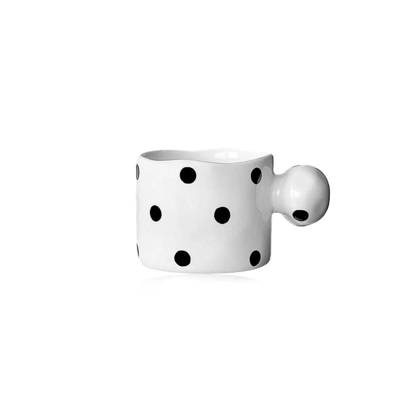 Irregular Dalmatian Ceramic Mug -