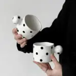 Irregular Dalmatian Ceramic Mug