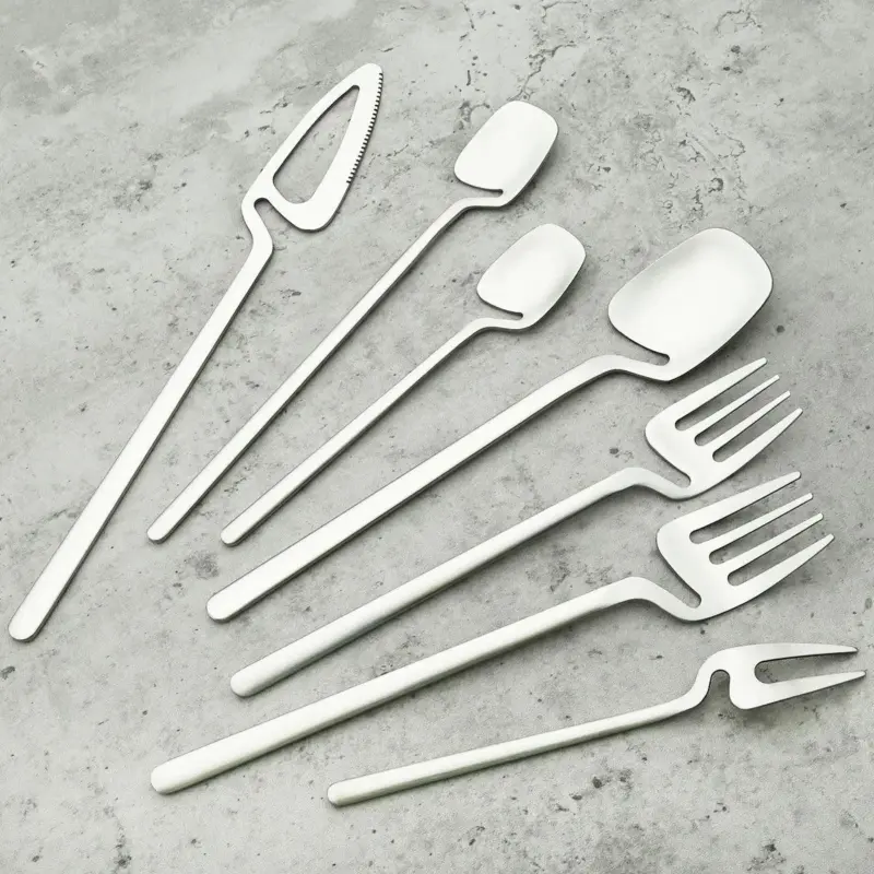 Irregular Design Stainless Steel Dinnerware