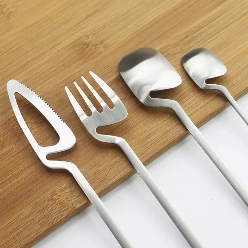 Irregular Design Stainless Steel Dinnerware