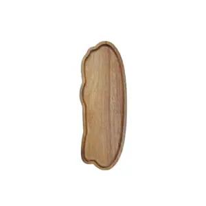 Irregular Hand-Crafted Acacia Wood Tray