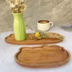 Irregular Hand Crafted Acacia Wood Tray