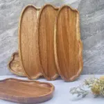 Irregular Hand Crafted Acacia Wood Tray