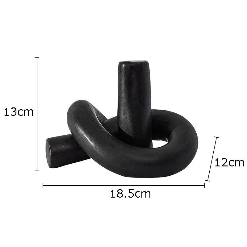 Irregular Knot Ceramic Home Decor Sulpture -
