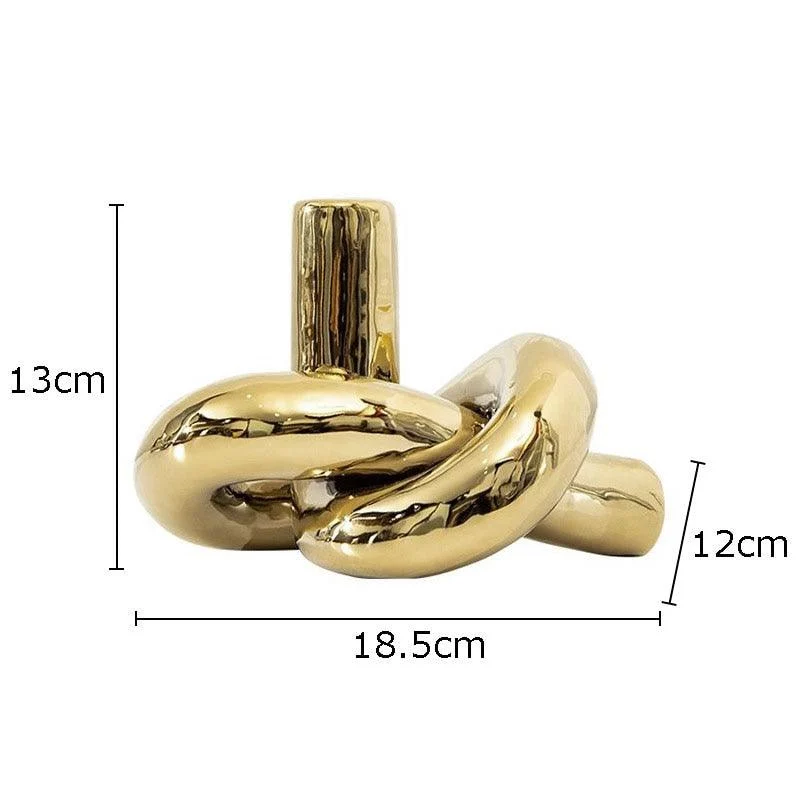 Irregular Knot Ceramic Home Decor Sulpture -