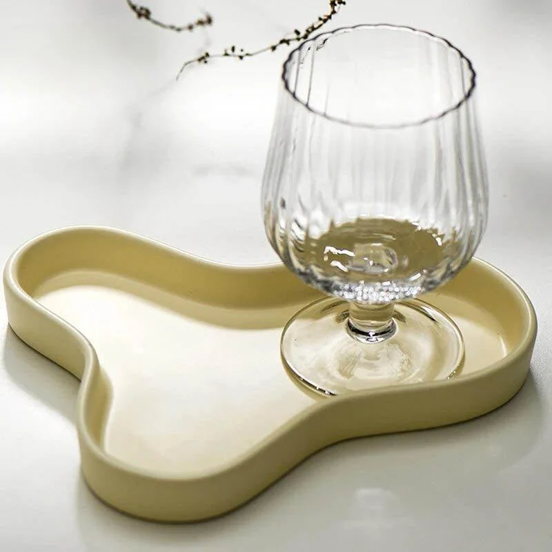 Irregular Pastel Coloured Ceramic Display Tray -  - #tag1#