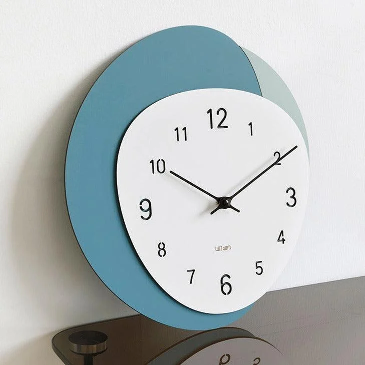Irregular Shape Modern Wall Clock for Study Room -