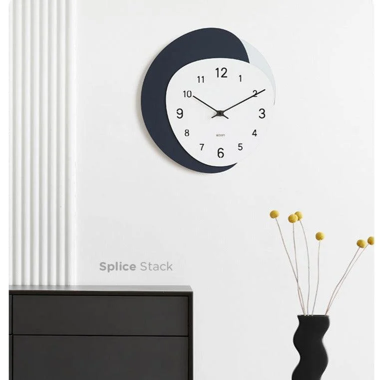 Irregular Shape Modern Wall Clock for Study Room -