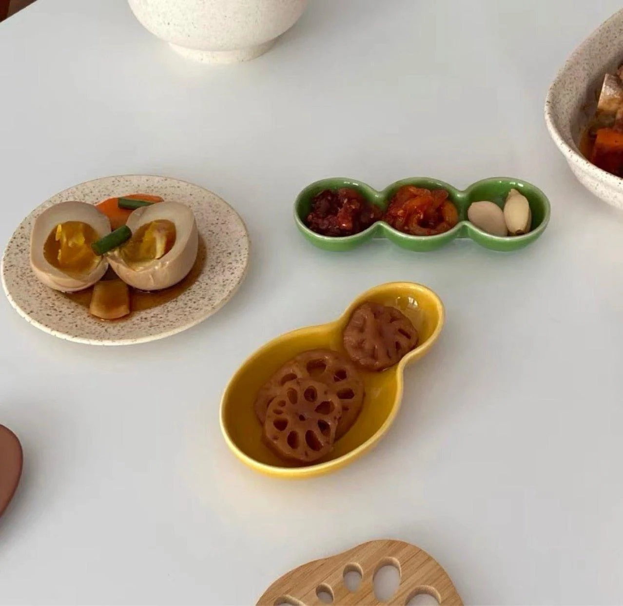 Irregular Shaped Hand Kneaded Japanese Dipping Dish -  - #tag1#