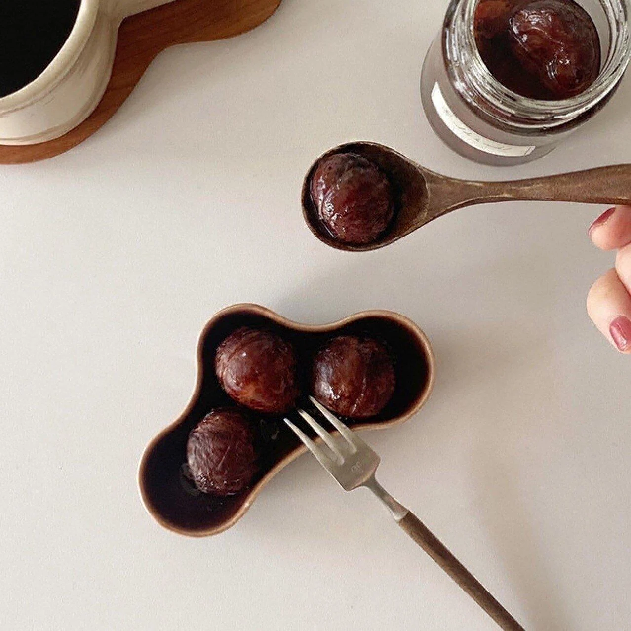 Irregular Shaped Hand Kneaded Japanese Dipping Dish -  - #tag1#