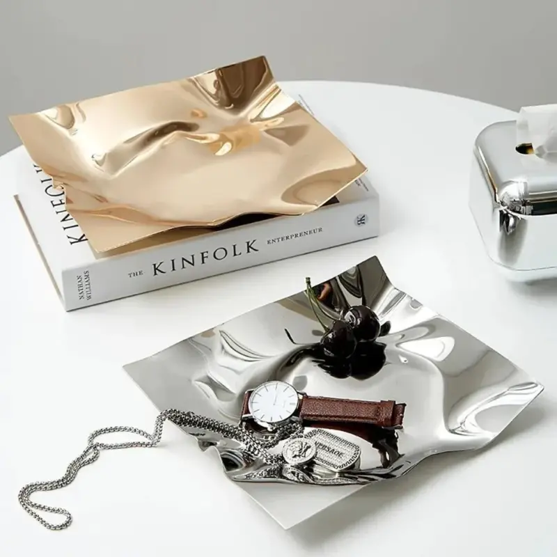 Irregular Silver Storage Tray tag1