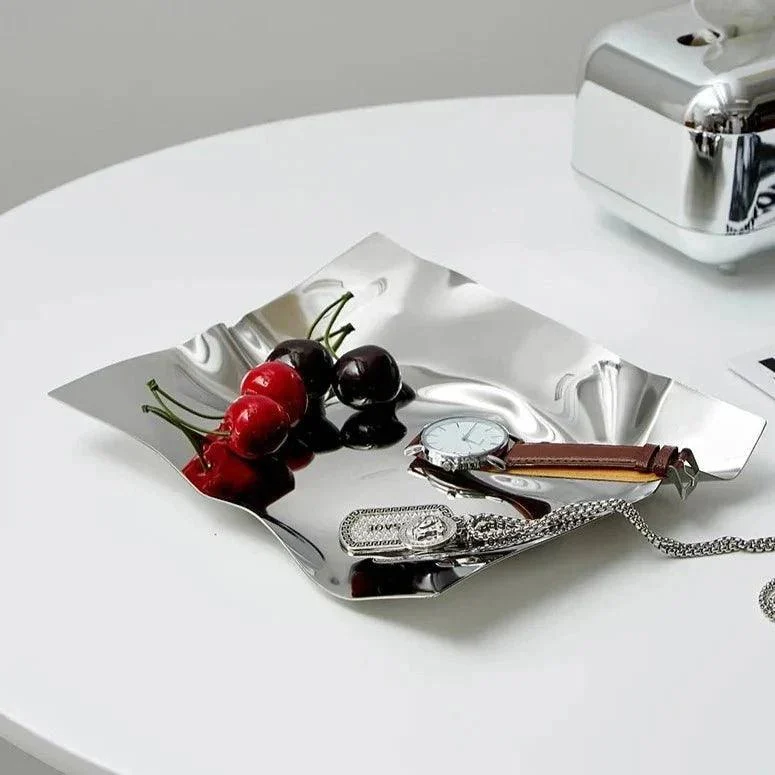 Irregular Silver Storage Tray -  - #tag1#