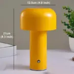 Italian Mushroom Table Lamp USB Rechargable Night Light Portable Touch Bedside Table Lamp Bedroom Living Room 2d63eb28 9d94 4985 983b 40189653a509